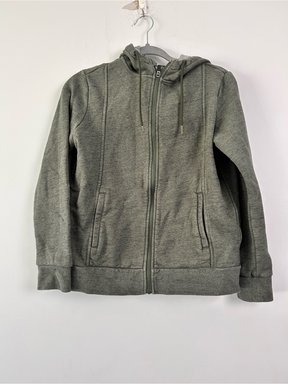 Figs|Olive Green Zip-Up Hoodie sz S